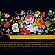  Coupon fabric Zhostovsky flowers. Fabric. SLAVYANKA. Online shopping on My Livemaster.  Фото №2