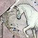 Заказать Панно Белая лошадь. Мастерская Другая Планета. Ярмарка Мастеров. . Панно Фото №3