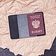 Passport cover model 2 black matte. Cover. Blekerman Handmade. My Livemaster. Фото №4
