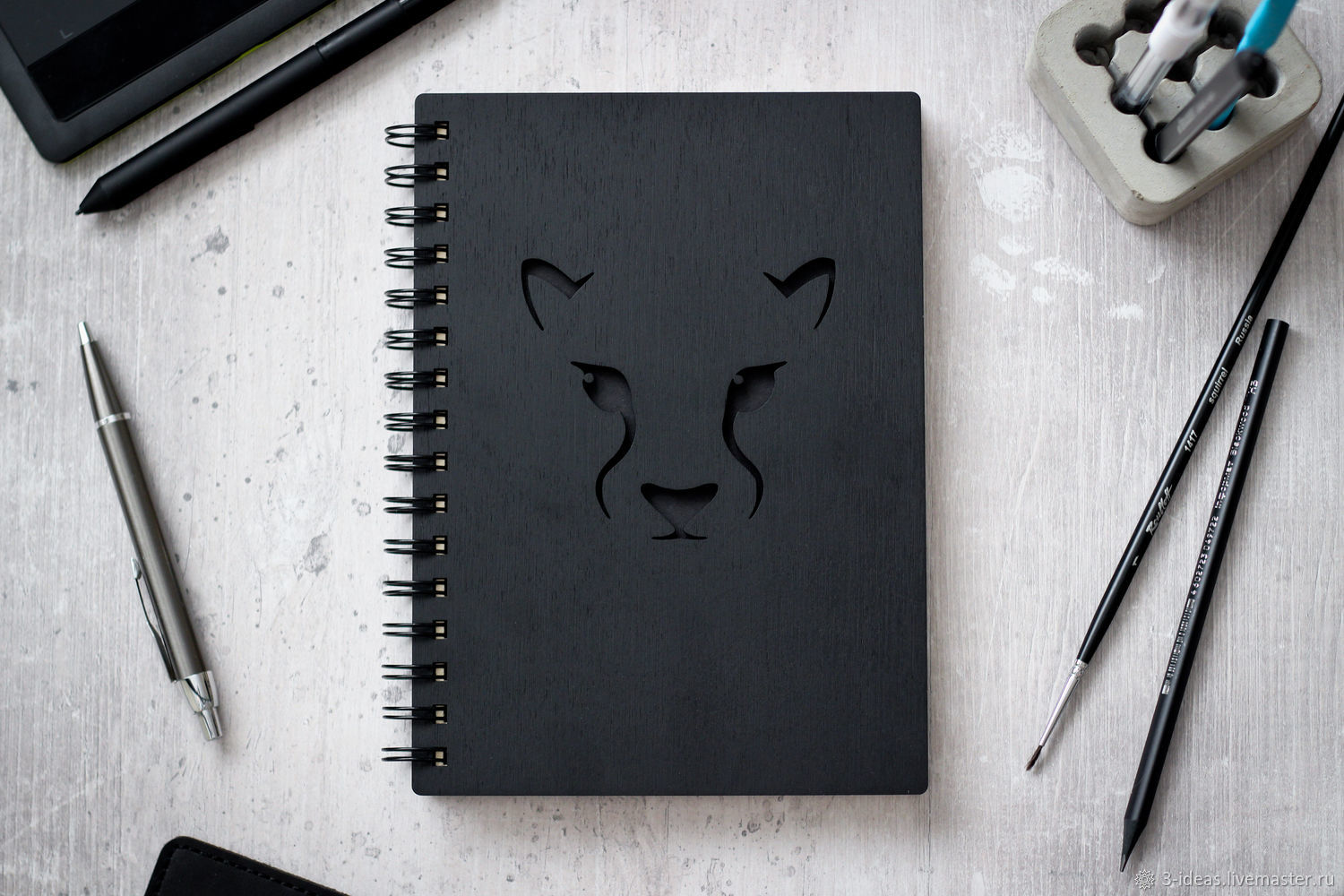 Wooden Panther Notebook, Notebooks, Volzhsky,  Фото №1