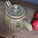 Заказать Римский чайник оливковый. Pylina-ceramics. Ярмарка Мастеров. . Чайники Фото №3