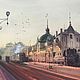 Впечатление. Ж/д вокзал в Черновцах, Картины, Черновцы,  Фото №1