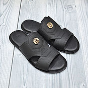 Обувь ручной работы handmade. Livemaster - original item Genuine calfskin slippers, summer casual shoes.. Handmade.