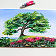 Watercolor Painting Southern Tree Landscape. Pictures. artwatercolor. Online shopping on My Livemaster.  Фото №2