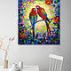 Painting parrots bright picture with birds oil painting on canvas. Pictures. Colibri Art - Oil Painting. Online shopping on My Livemaster.  Фото №2