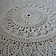 Handmade carpet embossed knitted cord snowflake. Carpets. knitted handmade rugs. My Livemaster. Фото №4