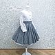 Сарафан " Sentiment " трансформер 2 в 1. Школьная форма. Little___dress. Ярмарка Мастеров.  Фото №4