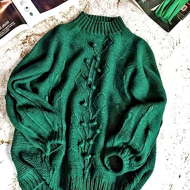 Одежда ручной работы. Ярмарка Мастеров - ручная работа Свитер "Флора". Handmade.