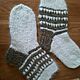 Socks with ornaments of dog's hair (double thread). Socks. swtlana. My Livemaster. Фото №4