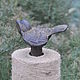 Holder with a bobbin of thread Birdie Garden Decor. Holders. Decor concrete Azov Garden. My Livemaster. Фото №4