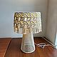 Прикроватная настольная лампа макраме. Настольные лампы. Zaf macrame. Дизайнерский свет. Интернет-магазин Ярмарка Мастеров.  Фото №2