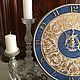 Часы настенные коллекция "Нора" Лазурит. Часы классические. Rimma Vita мастерская Афина. Ярмарка Мастеров.  Фото №6