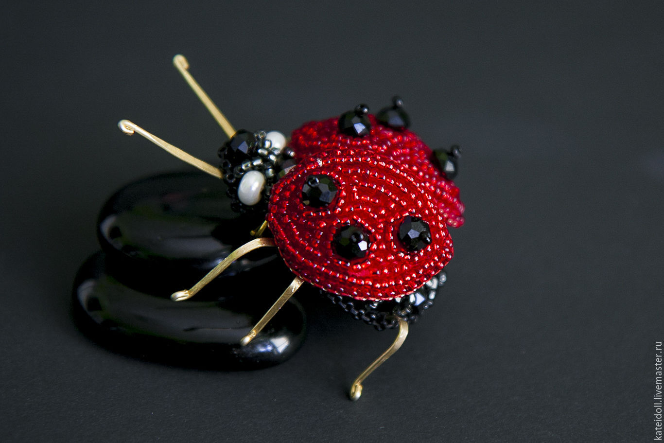 Buy Brooch "ladybug" on Livemaster online shop