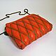 Orange clutch bag, women's bright bag, handbag for small things, 256. Classic Bag. a-vesta. My Livemaster. Фото №6