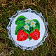 Order Brooch beaded Strawberries. WILD FOREST. Things with a soul. Livemaster. . Brooches Фото №3