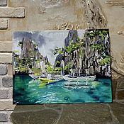 Картины и панно handmade. Livemaster - original item Oil Painting/Canvas Philippines. Handmade.