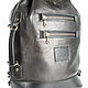 Leather backpack 'Sasha' black, Backpacks, St. Petersburg,  Фото №1