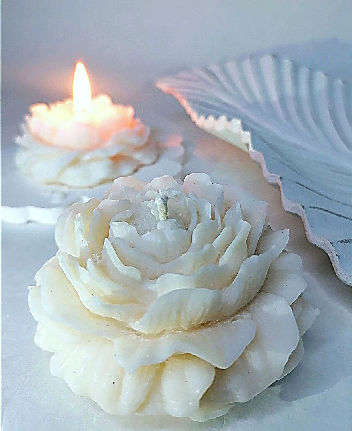 Музыкальная свеча для торта цветок Лотос