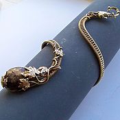 Украшения handmade. Livemaster - original item THE WIRE WRAP.Bracelet made of brass.
