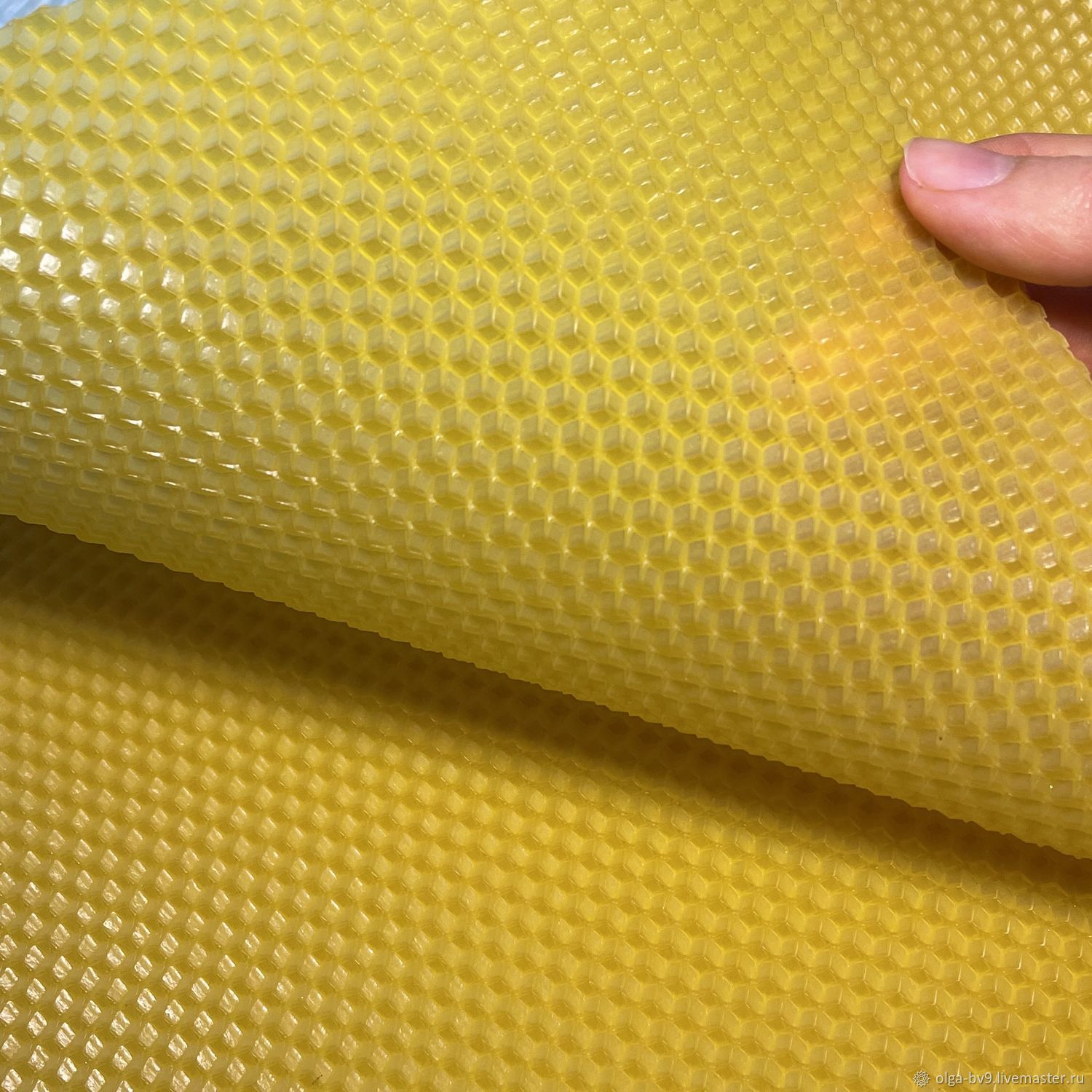 Вощина для свечей, с медовым ароматом. Темно - жёлтая тонкая – купить ...