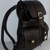 Сумки и аксессуары handmade. Livemaster - original item Backpack leather city 74. Handmade.