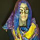 Silk stole "Song of the Worlds" batik scarf. Scarves. Pictures and silk. My Livemaster. Фото №4