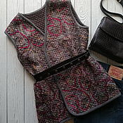 Одежда handmade. Livemaster - original item Vest warm one-way 
