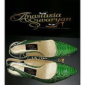 Обувь ручной работы handmade. Livemaster - original item Sandals handmade genuine leather Python. Handmade.
