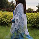 Fishnet knitted shawl White Gentiana. Shawls. KnitLaceDreams. My Livemaster. Фото №6