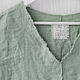 Легкая блузка с V-образным вырезом из 100% льна. Блузки. LINEN & SILVER ( ЛЕН и СЕРЕБРО ). Интернет-магазин Ярмарка Мастеров.  Фото №2