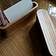 Table business card holder made of oak. Business card holders. SilverWood Workshop. My Livemaster. Фото №4