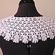 Заказать ВОРОТНИК  "Веерочки" ажурный вязаный крючком. Gala  Devi crochet design ВЯЗАНИЕ. Ярмарка Мастеров. . Воротнички Фото №3