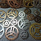 Large wall clock 'Steampunk' with rotating gears. Skeleton Clocks. KancyrevDecoration. My Livemaster. Фото №5
