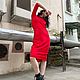 Платье "Гант", красный, Платья, Москва,  Фото №1