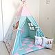 Детская палатка вигвам(за весь комплект). Вигвам. Маргарита tipi_workshop. Ярмарка Мастеров.  Фото №4
