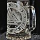 One All Father. Beer mug. Wine Glasses. ArtGraving. My Livemaster. Фото №5