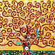 Árbol de la vida Klimt. Pintura interior con piedras semipreciosas. Pictures. Irina Bast. Artist with cat (irina-bast). Ярмарка Мастеров.  Фото №5