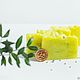 Natural soap from scratch Mimosa touchy yellow green. Soap. soapy fun. My Livemaster. Фото №5