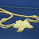 Necklace with Magnolia. Ivory. Vintage necklace. kostorez (kostorez). My Livemaster. Фото №6