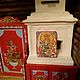 Вышитая икона Богородицы 1:12. Кукольные домики. Елена Авдеева (Tric). Ярмарка Мастеров.  Фото №5