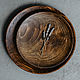 Набор деревянных тарелок 2 шт. из древесины пихты. TN42, Тарелки, Новокузнецк,  Фото №1