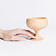 Order Cream bowl (bowl) on a leg of Siberian cedar wood T176. ART OF SIBERIA. Livemaster. . Salad Bowl Фото №3