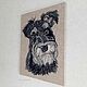 Wool paintings Portrait of a Schnauzer Puppy Wall Panel. Pictures. Game in felting. My Livemaster. Фото №5