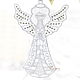 Angel of happiness with silver wings pendant For Mobile Toy 10pcs, Pendants for pots, Moscow,  Фото №1