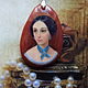 Перед балом Кулон c миниатюрой на сердолике. Подвеска. Inna Kaminskaya (innakaminskaya). Ярмарка Мастеров.  Фото №6