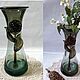Стеклянная ваза для цветов "Роза", Богемия, Вазы, Краснодар,  Фото №1