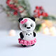 Panda gift to a girl on March 8, panda birthday gift, Miniature figurines, Moscow,  Фото №1