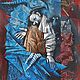 "Ручные монстры" Х/М. 80x70 см, Картины, Москва,  Фото №1