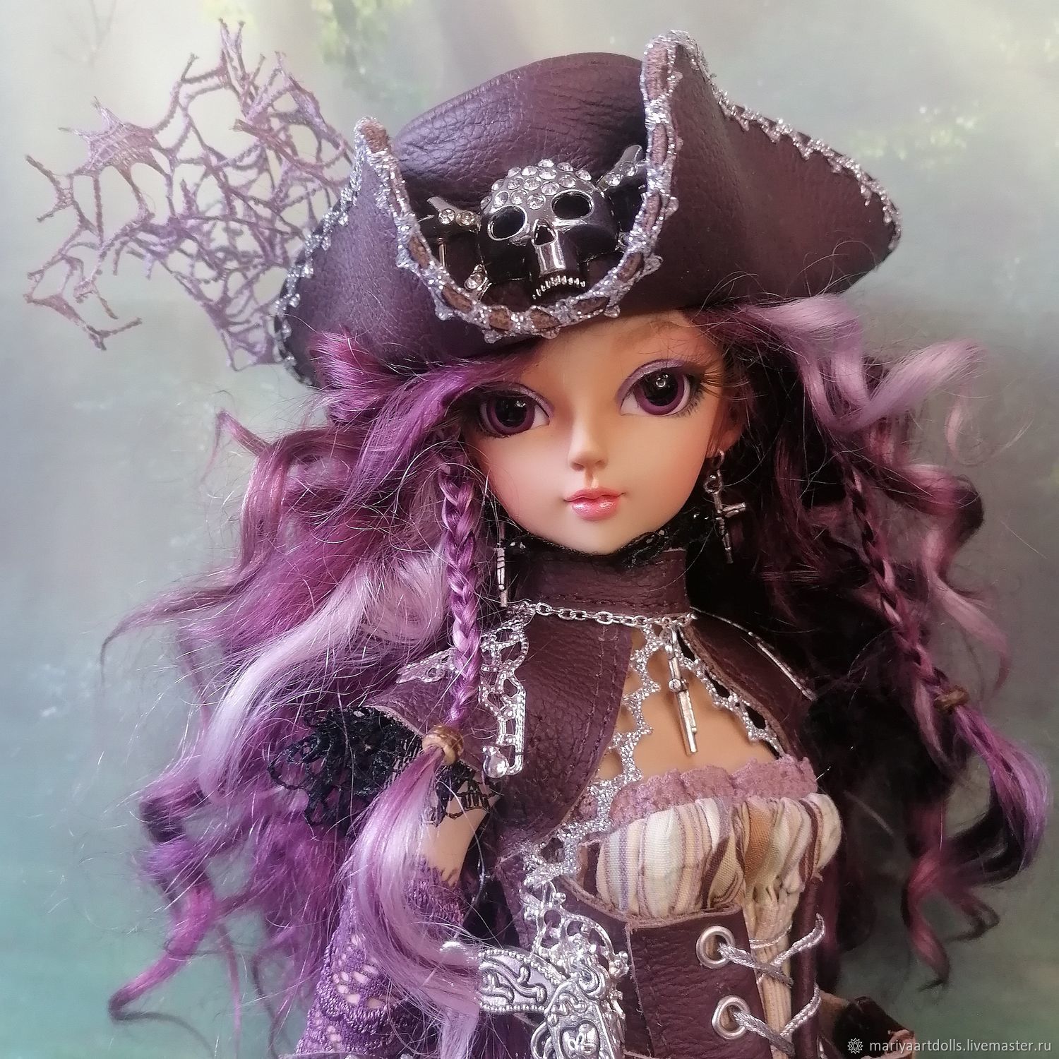 BJD doll, Pirate Rena. 1/4 42 cm. Full set, Ball-jointed doll, St. Petersburg,  Фото №1