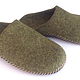 Order Mens felted Slippers from natural wool. Saenko Natalya. Livemaster. . Slippers Фото №3